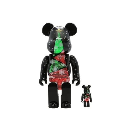 BE@RBRICK 2017 Xmas Stained Glass Tree Ver. 2 Black
