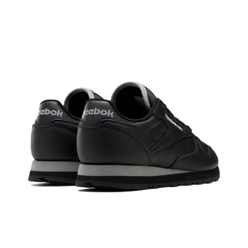 Reebok Classic Leather 'Black Pure Grey'-3