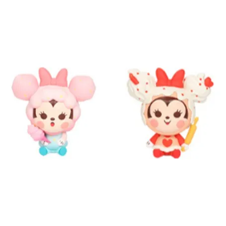 POP MART Mickey Mouse Minnie Mouse Dessert Collection Blind Box Products Single Mystery Box/Full Box 12 Pcs-11