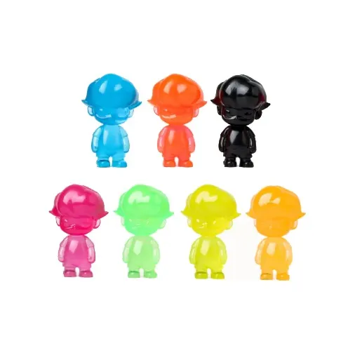 POP MART DIMOO MINI Transparent Doll Blind Box Products Single Mystery Box/Full Box 7 Pcs-1