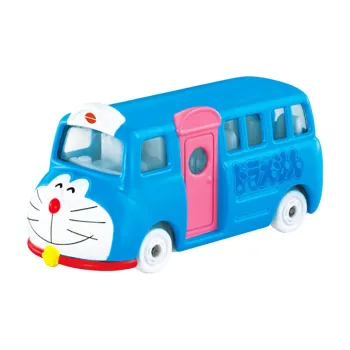 TAKARA TOMY Prop Dream Alloy Car Girl Toy Car Doraemon Bus Mini Car Assembled Models