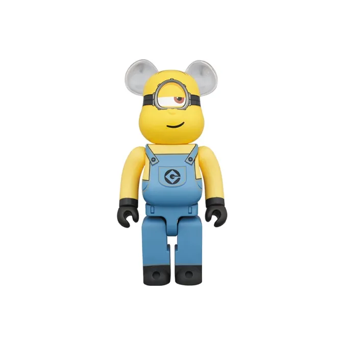 BE@RBRICK Despicable Me, Minions STUART Stewart, Squinty Eyes Trendy Figures 28cm/70cm-2