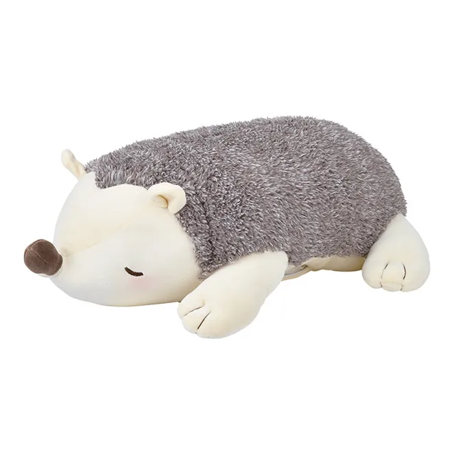 Liv Heart Warming Antibacterial Collection, Shiba Inu/Hedgehog, Warming Dolls Plush Doll 13cm Height-1