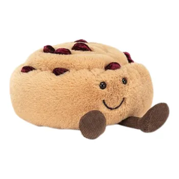 JELLYCAT Fun Food Collection Raisin Puffy Dolls Plush Doll 12cm Height