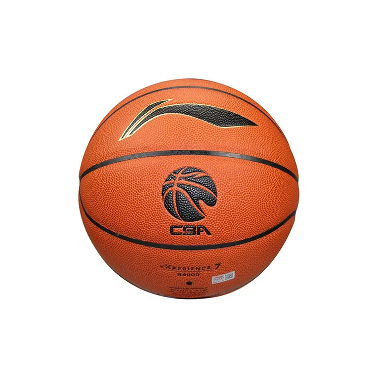 LiNing CBA Collection PU Basketball Brown Size 7 Training Unisex-0