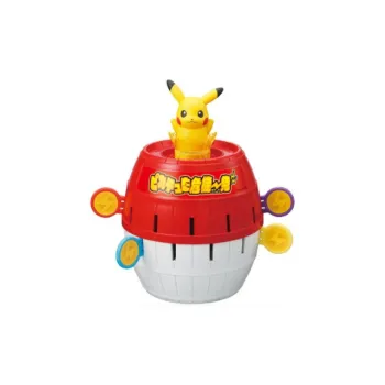 TAKARA TOMY Pokémon Pikachu A Crisis Awaits  Prank Bucket Game Assembled Models 20cm