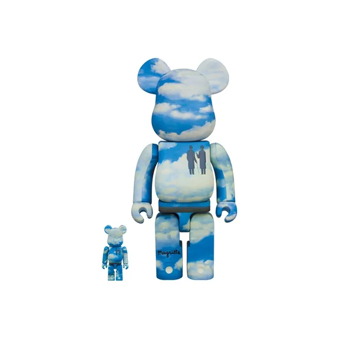 BE@RBRICK Rene Magritte 'La Reconaissance Infine 1963/The Castle Of The Pyrenees'-0