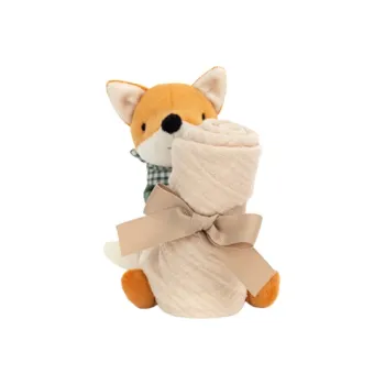 JELLYCAT Forest Animal Collection Comfort Cloth Stroll Fox Dolls Plush Doll 14cm Height