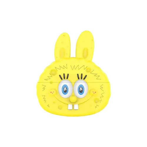 POP MART Compatible With Apple AirPods Pro Silicone Labubu SpongeBob Headphone Set Merch Creative Phone Cases