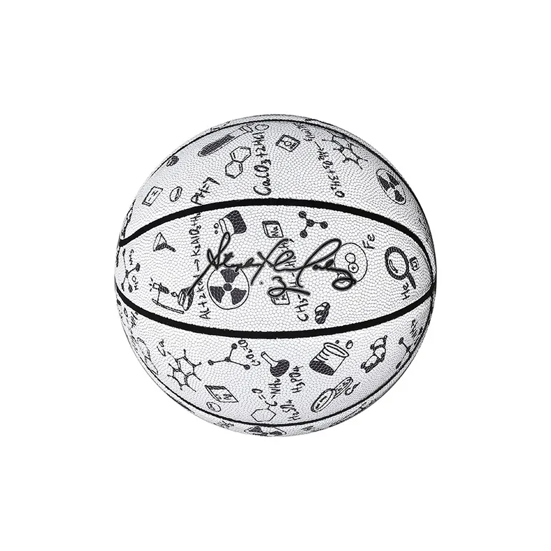 COACHMA Maubry Reflective Collection Maubry Light-Up Collection PU Basketball White Size 7 Training Unisex-1