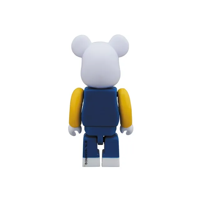 BE@RBRICK Nyabrick Hello Kitty Red Overalls Ver. White-2