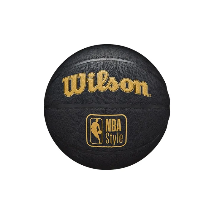 Wilson x NBA PU Basketball Black Size 7 Ball Training Unisex-0