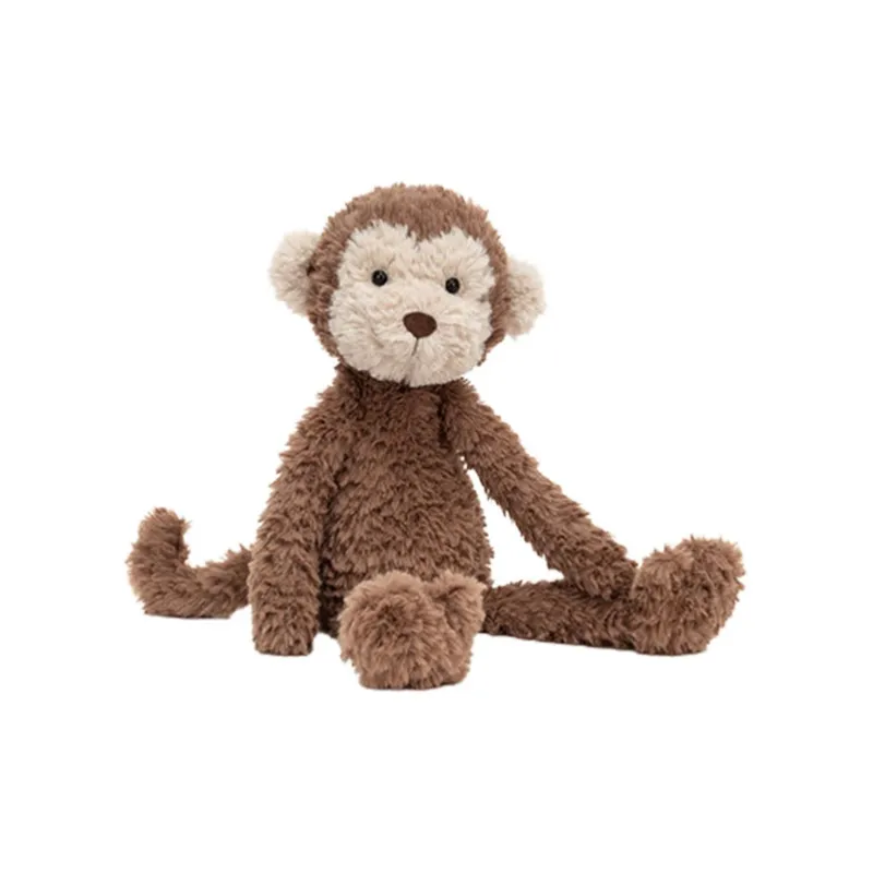 JELLYCAT Jungle Animal Collection Smurf Monkey Dolls Plush Doll 36cm Height-1