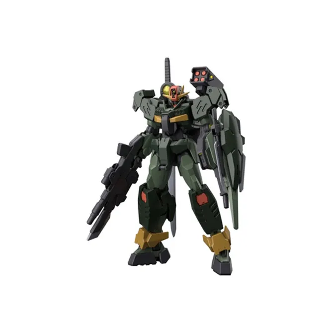 BANDAI Hg 1/144 Scale Gundam 00 Command QanT Model Kit Green-1