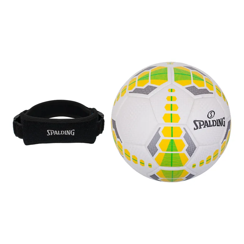 SPALDING Competition Ball Collection Size 5 Soccer PU Seamless Thermal bonding Unisex White Yellow Green-6