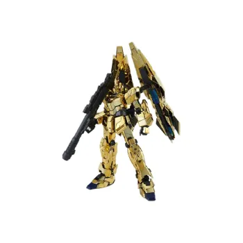BANDAI PG Mobile Suit Gundam Unicorn Gundam 03 Phenex RX 0 Electroplated Model Kits 30cm