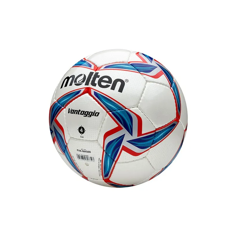 Molten Size 4 Ball Soccer PU Hand Stitched Soccer Ball Unisex White-1