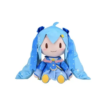 SEGA Vocaloid Hatsune Miku Snow Miku 2017 Reissued Version Dolls Plush Doll 27cm Height