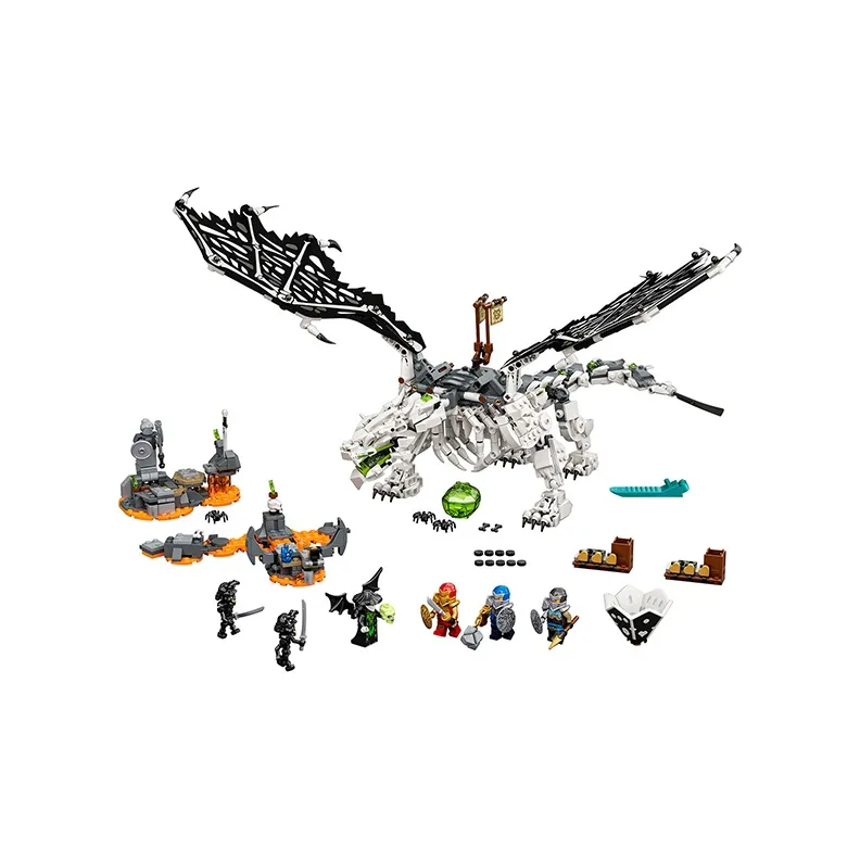 LEGO Phantom Ninja Collection Skeleton Wizard's Dragon Building Blocks 1001 2000 71721-2