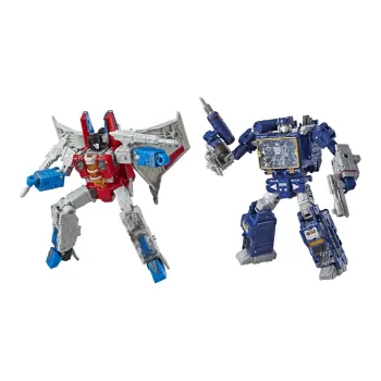 Hasbro Transformers  The War For Cybertron Siege Collection Voyager Class Soundwave Red Spider Assembled Models