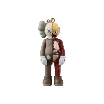 KAWS TOKYO FIRST COMPANION FLAYED Semi Dissected Keychains Trend Based Products Brown Gray/Black