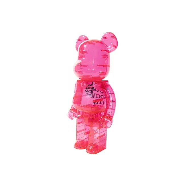 Bearbrick X Antisocial Social Club Pink-5