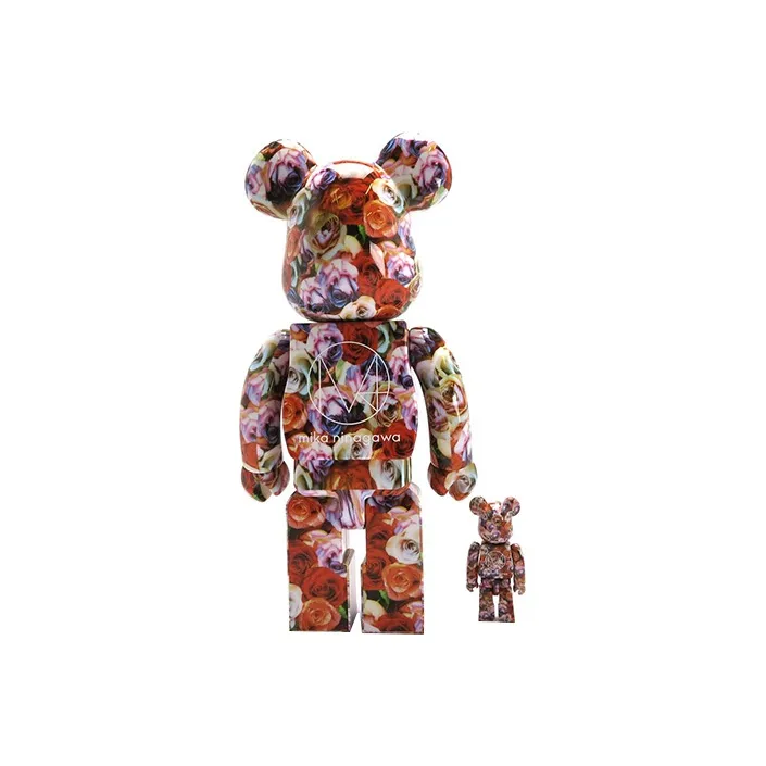 BE@RBRICK 400%100% Mika Ninagawa Rose Real Rose Trendy Figures 7cm/28cm-2