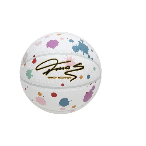 T-Mac Maddie Trendy Collection PU Basketball White Size 7 Training Unisex