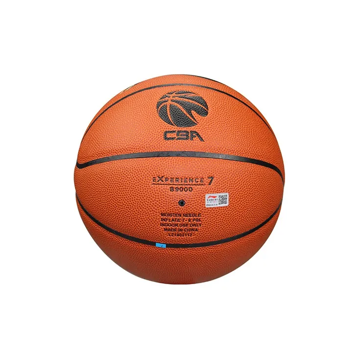 LiNing CBA Collection PU Basketball Brown Size 7 Training Unisex-1
