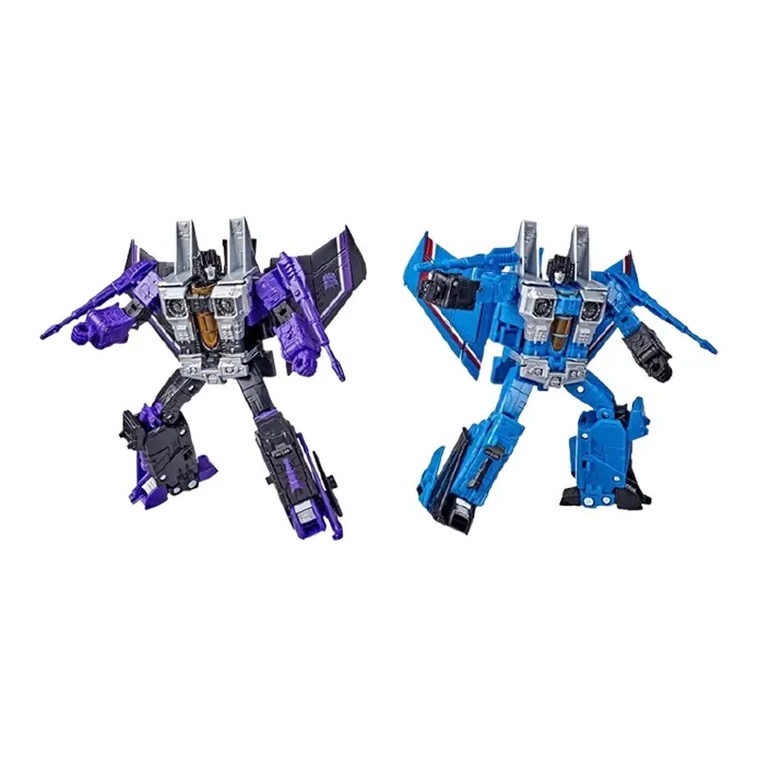 Hasbro Transformers G Collection Decepticon Villains Skywarp & Thundercracker Assembled Models 18cm-0