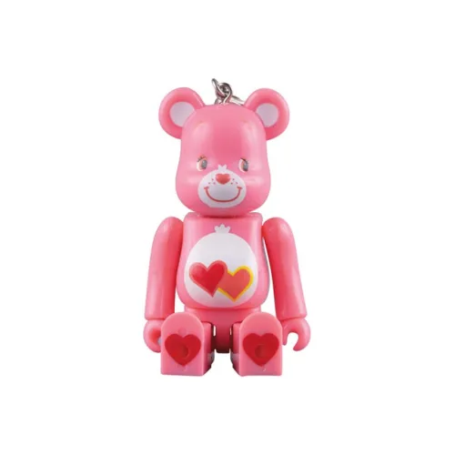 BE@RBRICK x Care Bears Love A Lot Bear Pink Hang Tag Box 100%