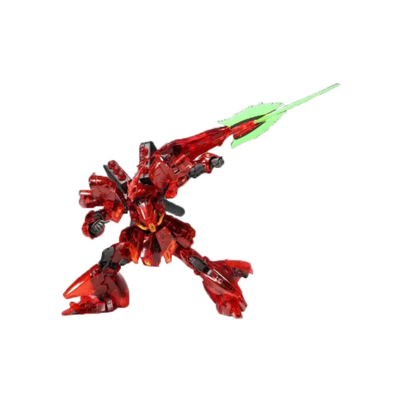 BANDAI RG 1/144 Event Exclusive Mobile Suit Gundam Char's Counterattack Sazabi Multicolor Transparent 13cm Hobby Model-2