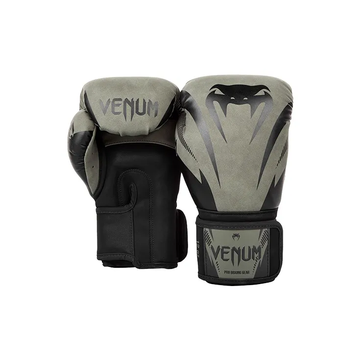 VENUM Venom Imperator Collection Boxing Gloves Matte Microfiber Leather Competition Unisex Night Green-1