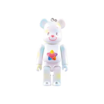 BE@RBRICK Care Bears Heart X True Heart Bear 100% Trendy Figures