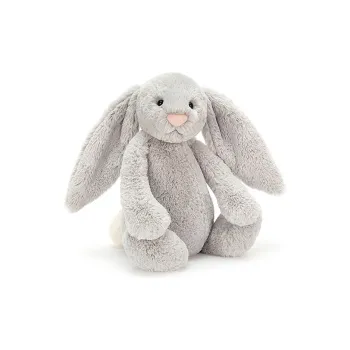 JELLYCAT Bashful Silver Bunny Stuffed Animal