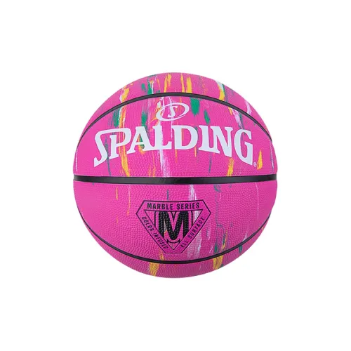 SPALDING Marble print Collection Rubber Basketball Stone Pink Size 7 Training