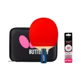 Penhold Grip+3 Balls+Racket Bag