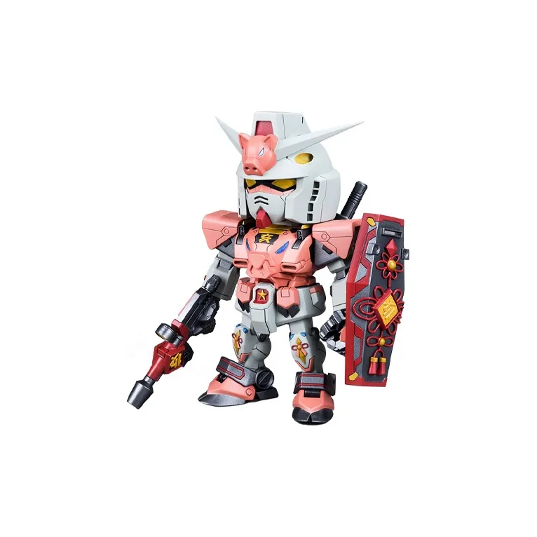 BANDAI Popular Gundam QMSV Chinese Zodiac Gundam Pig Kunio Okawara Assembled Models-2