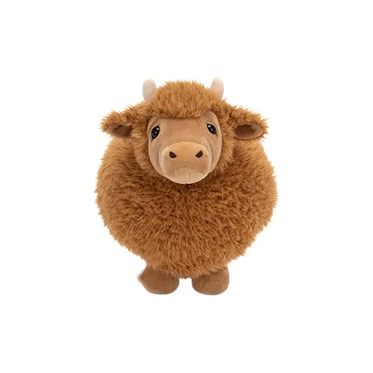 JELLYCAT Farm Animal Collection Robby Cow Dolls Plush Doll 15cm High-0