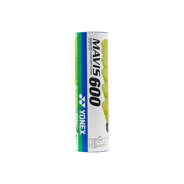 YONEX Mavis Collection M 600 Nylon Shuttlecock 6 Pack Nylon Shuttlecocks-1
