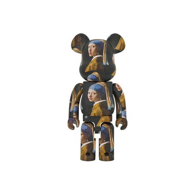 Bearbrick Johannes Vermeer Girl With A Pearl Earring-0