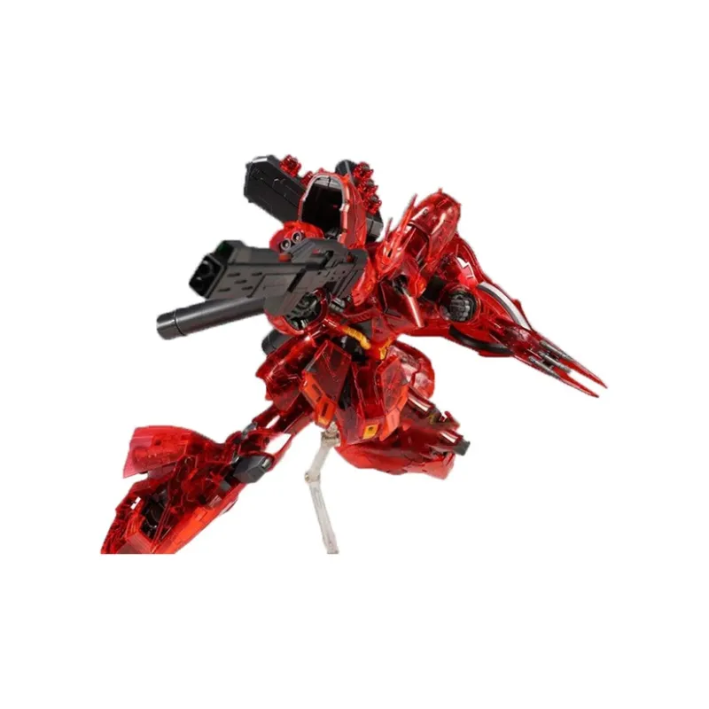 BANDAI RG 1/144 Event Exclusive Mobile Suit Gundam Char's Counterattack Sazabi Multicolor Transparent 13cm Hobby Model-3