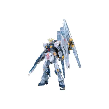 BANDAI RG Nu Gundam First Production Limited STS Exhibition Edition Multicolor Transparent Model Kits 13cm