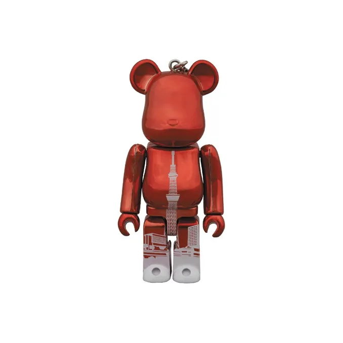 BE@RBRICK Regional Limited Tokyo Sky Tree, Tokyo Skytree, Electroplated Red Hang Tag Box-1