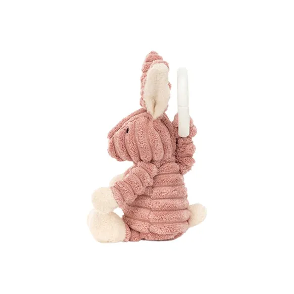 JELLYCAT Bunny Collection Corduroy Rabbit Charm Ring Dolls Plush Doll 15cm High-3