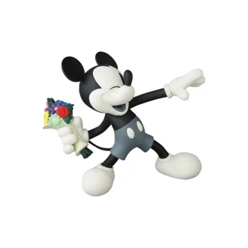 Medicom Toy Vcd Throw Mickey Figure Black/White