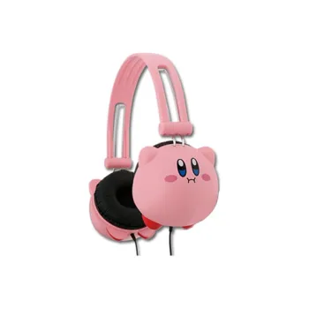 BANPRESTO Glass Factory Ichiban Kuji Kirby C Prize Kirby Headphones 18cm Anime Merchandise