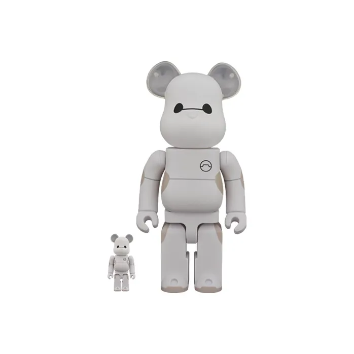 BE@RBRICK Baymax Gray-0