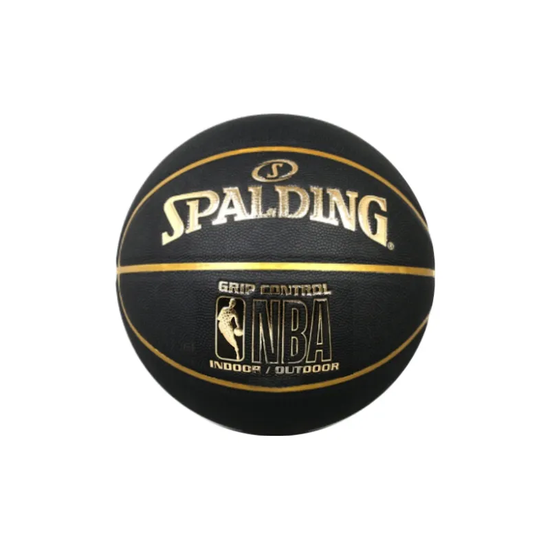 SPALDING Trend Series PU Basketball Black Gold Size 7 Ball Competition Training Unisex-1