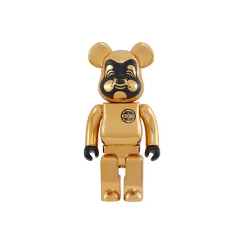 BE@RBRICK EVISU X BE@RBRICK Gold 400% /1000% Trendy Figures 28cm/70cm